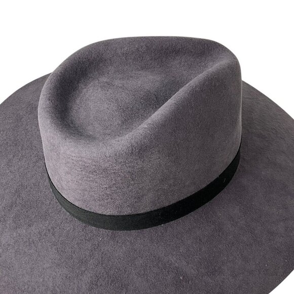NWT Charlie 1 Horse Highway Fashion Hat Granite Gray Size L Wool Felt - Picture 6 of 9